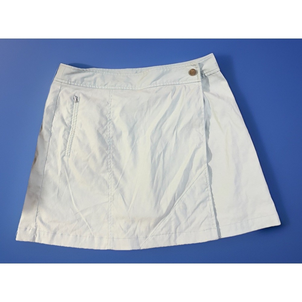 Athleta Women's Skort Size 6 Light Blue Athletic Golf Tennis Hiking Wrap Skirt